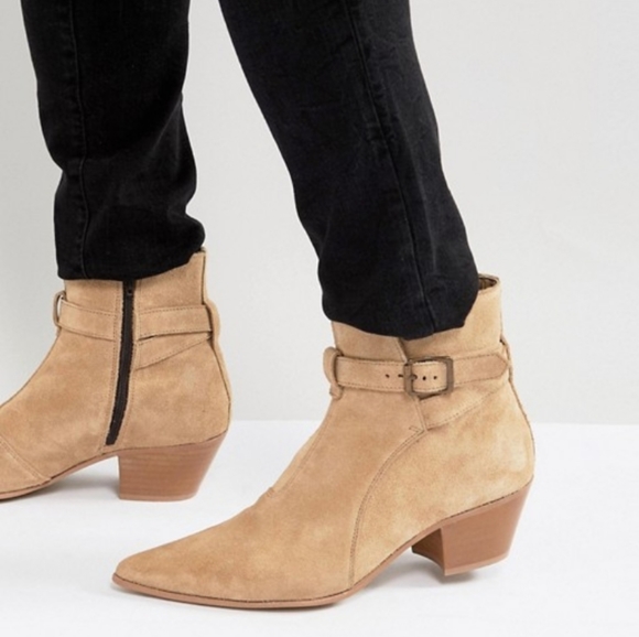 ASOS Shoes - ASOS Design Cuban Heel Chelsea Western Boots